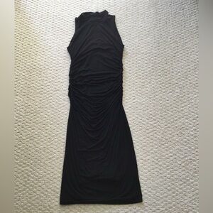 WHBM ruched midi dress